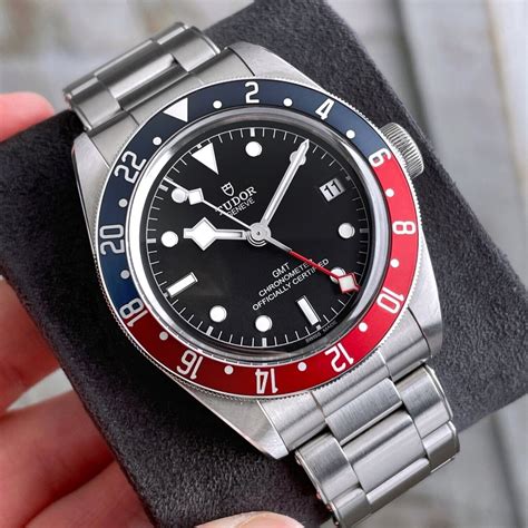 Tudor Black Bay Gmt Pepsi Stainless Steel 41mm Black 